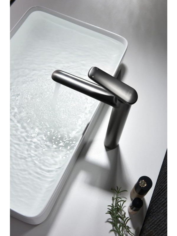 Смеситель Ganzer GZ02112-Q оружейная сталь 10