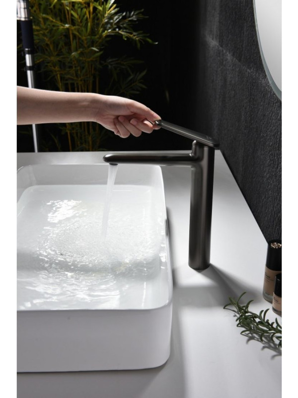 Смеситель Ganzer GZ02112-Q оружейная сталь 11