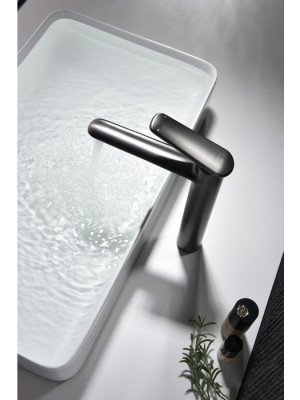 Смеситель Ganzer GZ02112-Q оружейная сталь 10