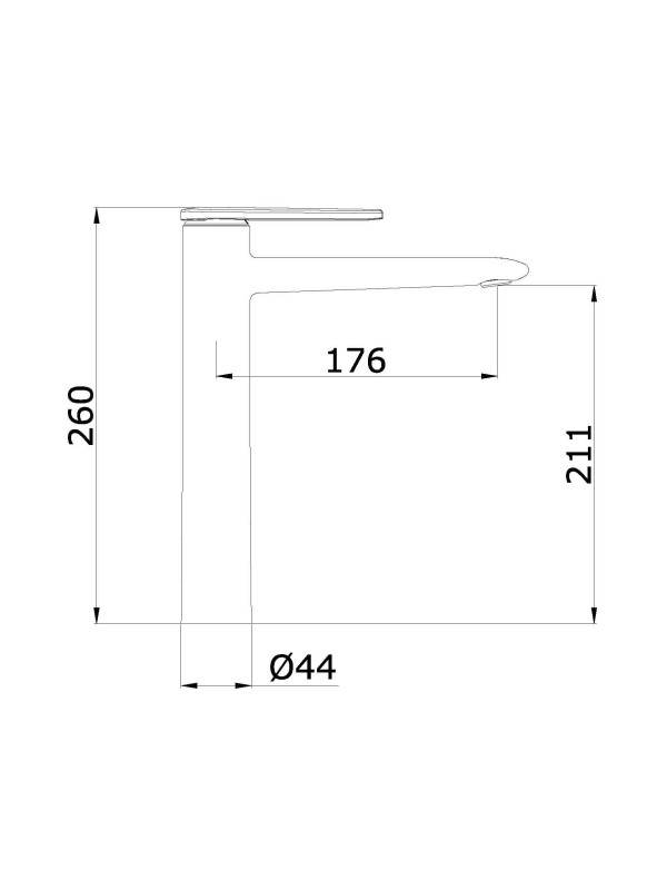Смеситель Ganzer GZ02112-S матовое золото размеры