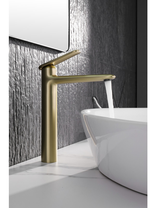 Смеситель Ganzer GZ02112-S матовое золото 9