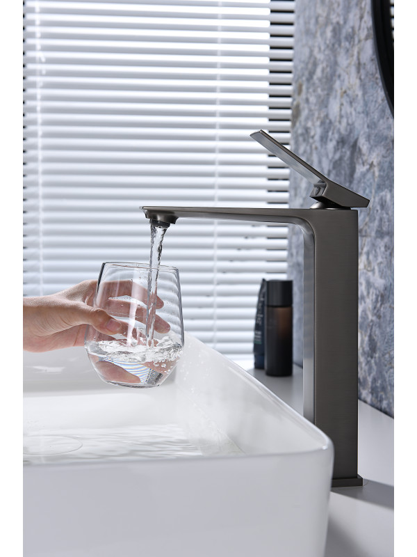 Смеситель Ganzer GZ05112-Q оружейная сталь 2