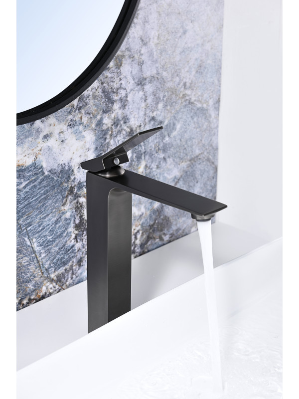 Смеситель Ganzer GZ05112-Q оружейная сталь 3