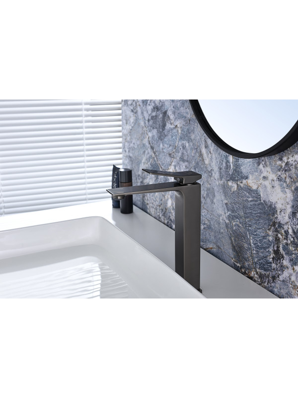 Смеситель Ganzer GZ05112-Q оружейная сталь 11