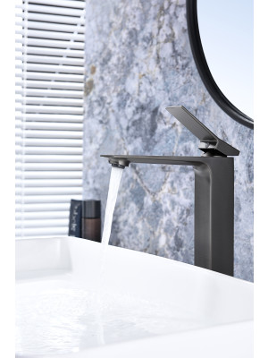 Смеситель Ganzer GZ05112-Q оружейная сталь 7