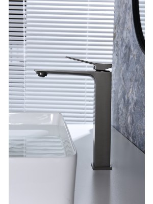 Смеситель Ganzer GZ05112-Q оружейная сталь 8