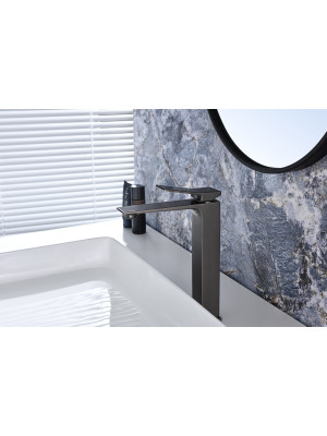 Смеситель Ganzer GZ05112-Q оружейная сталь 11