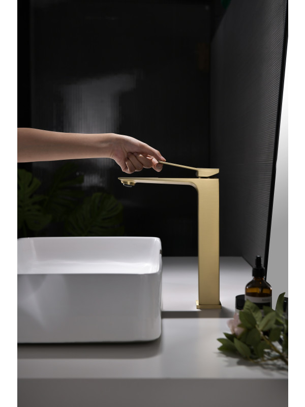 Смеситель Ganzer GZ05112-S матовое золото 7