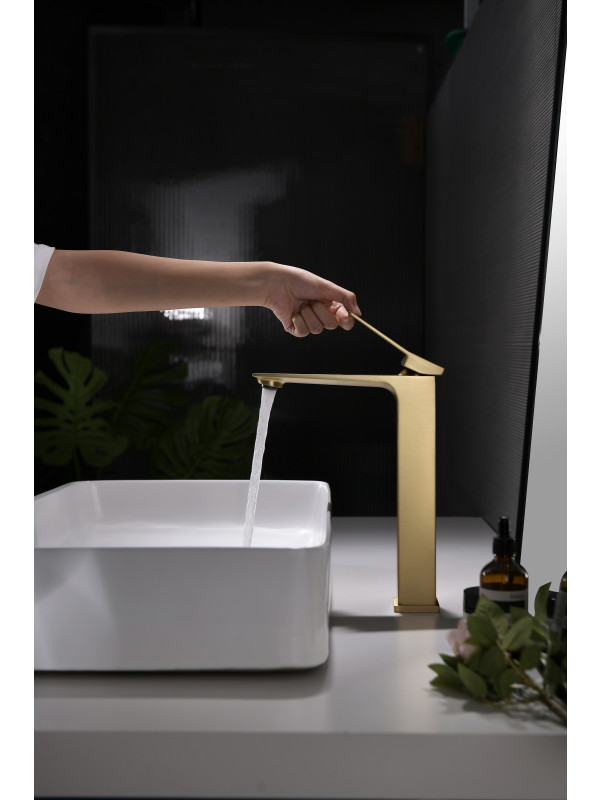 Смеситель Ganzer GZ05112-S матовое золото 10