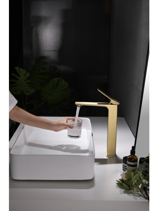 Смеситель Ganzer GZ05112-S матовое золото 9