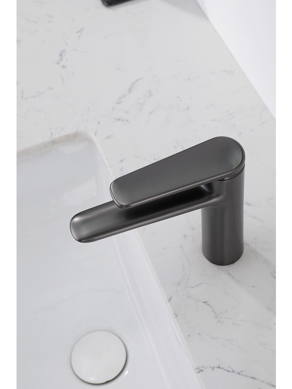 Смеситель Ganzer GZ02111-Q оружейная сталь 3