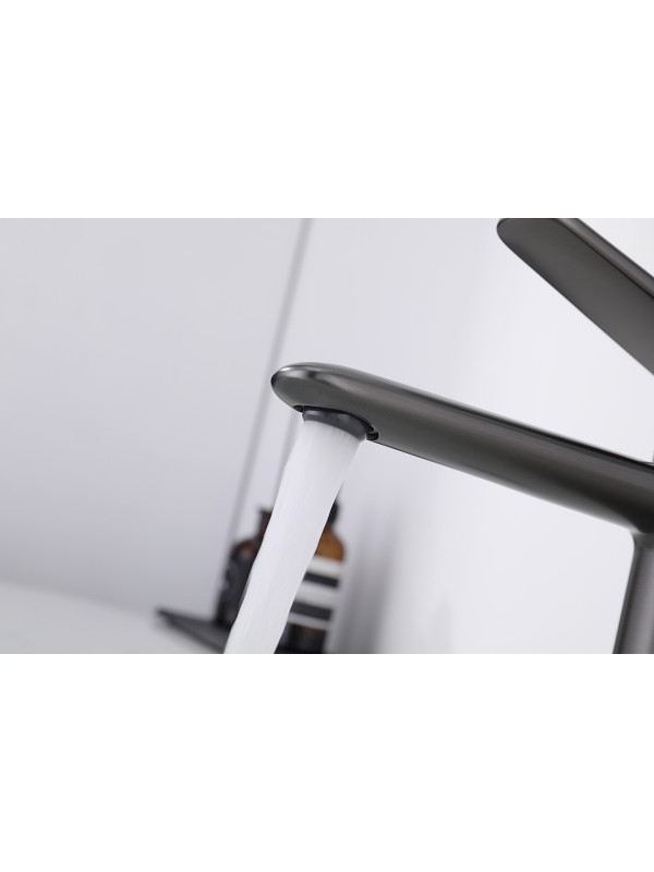 Смеситель Ganzer GZ02111-Q оружейная сталь 7