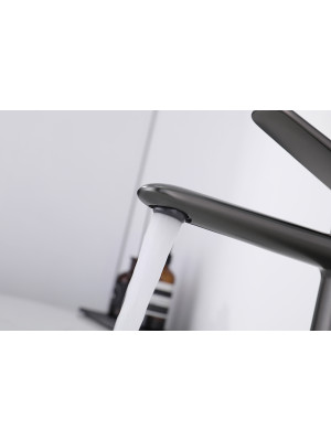 Смеситель Ganzer GZ02111-Q оружейная сталь 7