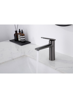 Смеситель Ganzer GZ02111-Q оружейная сталь 8