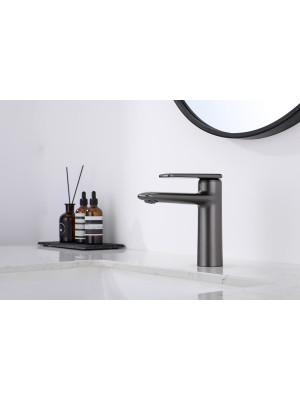 Смеситель Ganzer GZ02111-Q оружейная сталь 13