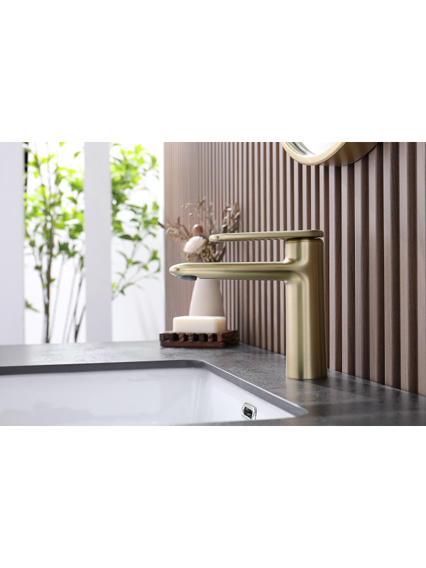 Смеситель Ganzer GZ02111-S матовое золото 5