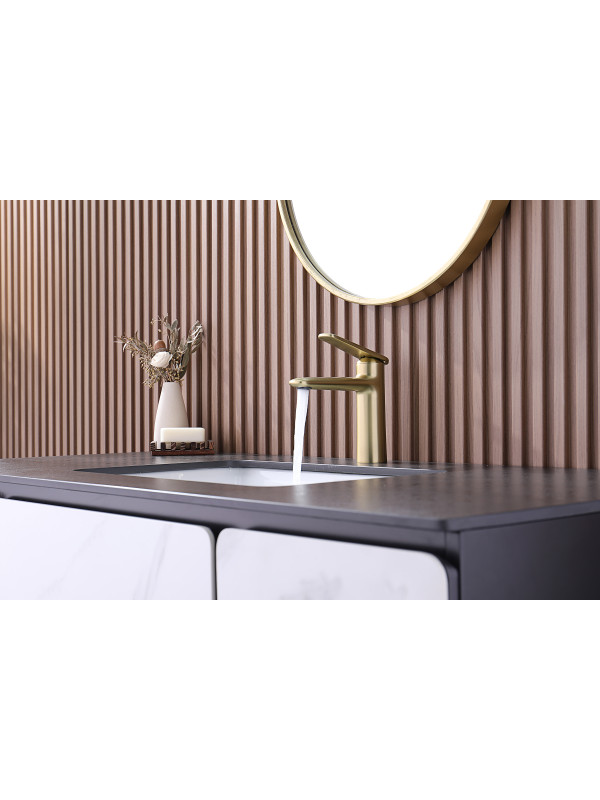 Смеситель Ganzer GZ02111-S матовое золото 9