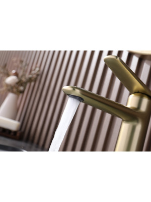 Смеситель Ganzer GZ02111-S матовое золото 10