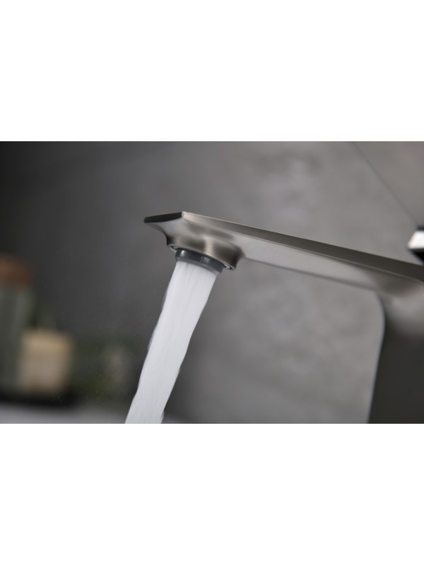 Смеситель Ganzer GZ05111-Q оружейная сталь 8