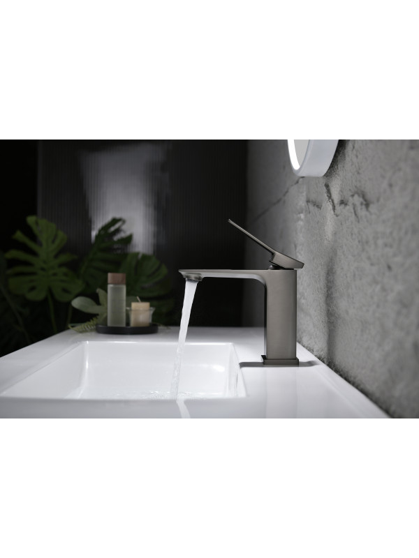 Смеситель Ganzer GZ05111-Q оружейная сталь 9