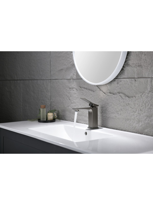 Смеситель Ganzer GZ05111-Q оружейная сталь 14