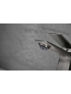 Смеситель Ganzer GZ05111-Q оружейная сталь 7