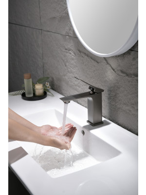 Смеситель Ganzer GZ05111-Q оружейная сталь 13