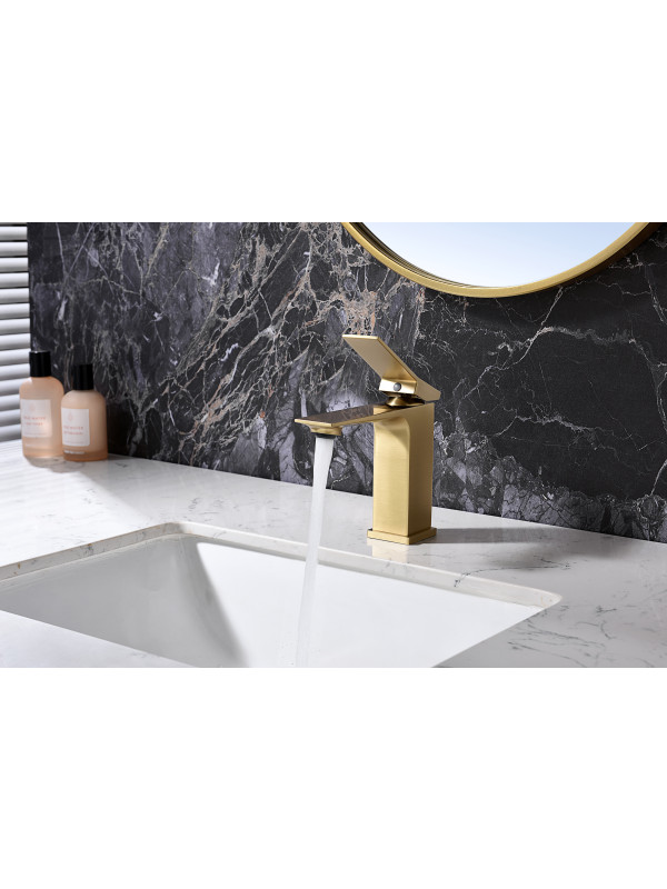 Смеситель Ganzer GZ05111-S матовое золото 4