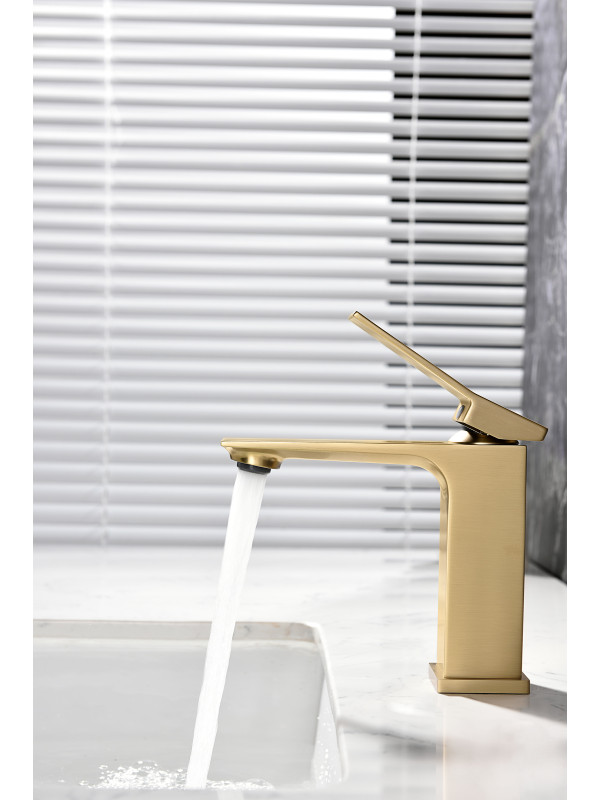 Смеситель Ganzer GZ05111-S матовое золото 5