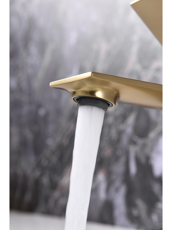 Смеситель Ganzer GZ05111-S матовое золото 12