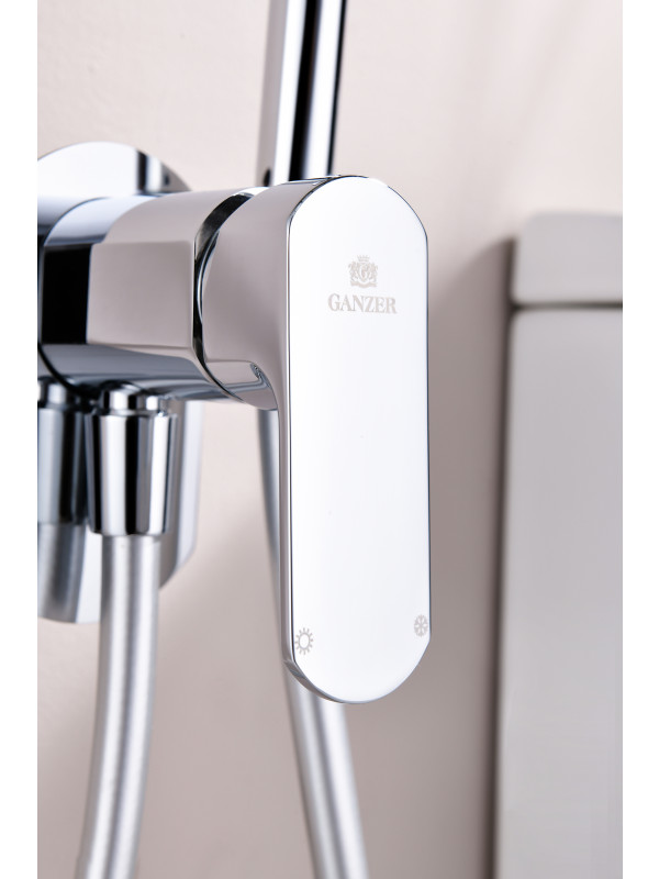 Гигиенический душ Ganzer GZ06157 хром 5