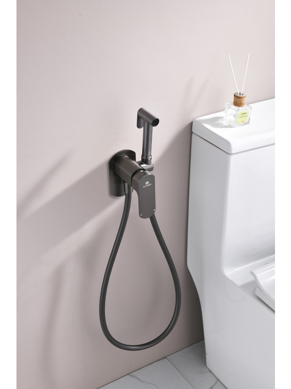 Гигиенический душ Ganzer GZ06157 оружейная сталь 3