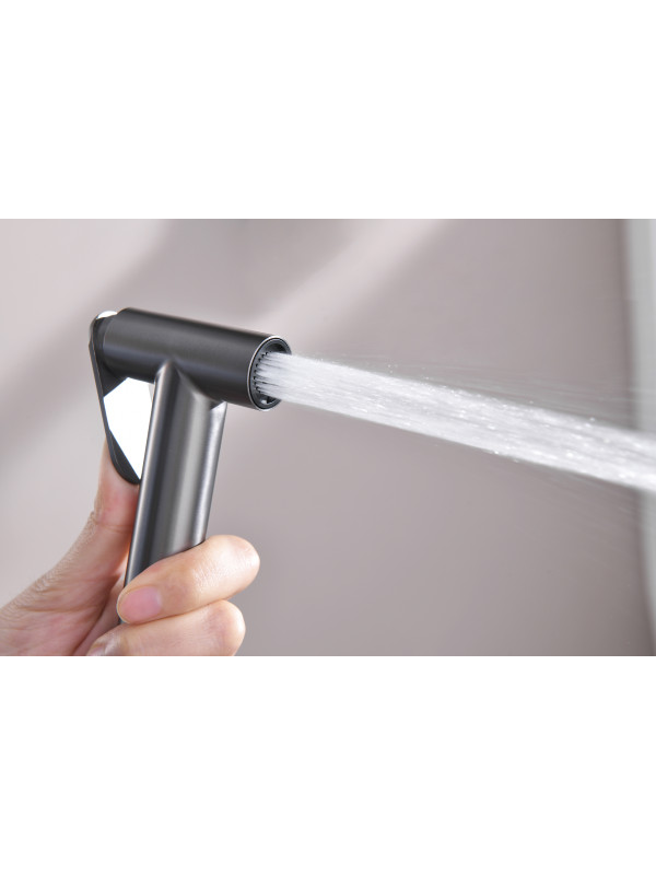 Гигиенический душ Ganzer GZ06157 оружейная сталь 11