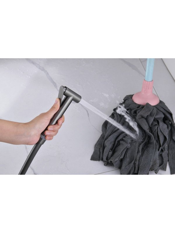 Гигиенический душ Ganzer GZ06157 оружейная сталь 12