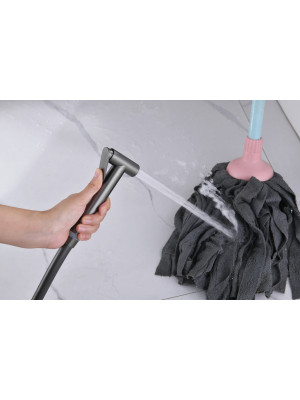 Гигиенический душ Ganzer GZ06157 оружейная сталь 12