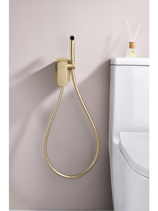 Гигиенический душ Ganzer GZ06157-S матовое золото 2