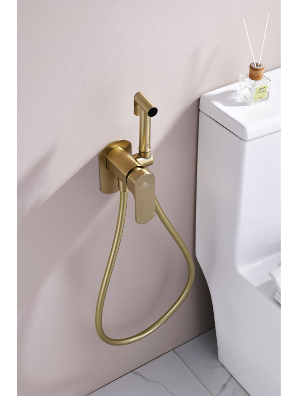 Гигиенический душ Ganzer GZ06157-S матовое золото 7