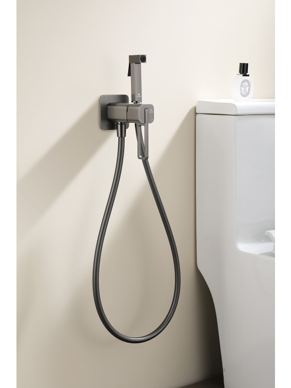 Гигиенический душ Ganzer GZ12157-Q оружейная сталь 2