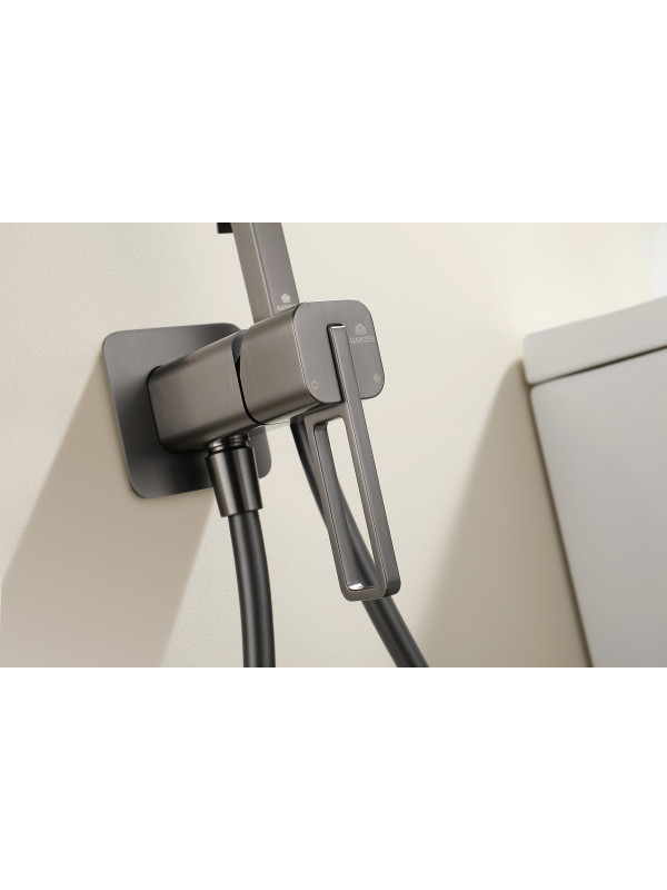 Гигиенический душ Ganzer GZ12157-Q оружейная сталь 3