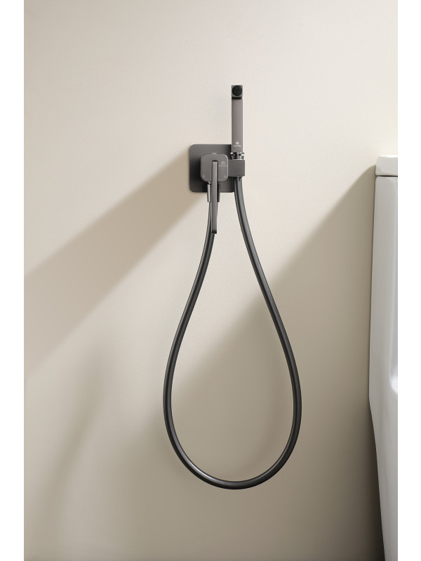 Гигиенический душ Ganzer GZ12157-Q оружейная сталь 6