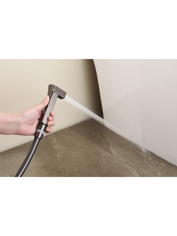 Гигиенический душ Ganzer GZ12157-Q оружейная сталь 8