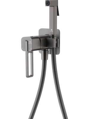 Гигиенический душ Ganzer GZ12157-Q оружейная сталь