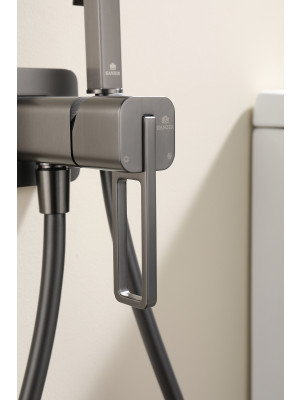 Гигиенический душ Ganzer GZ12157-Q оружейная сталь 4