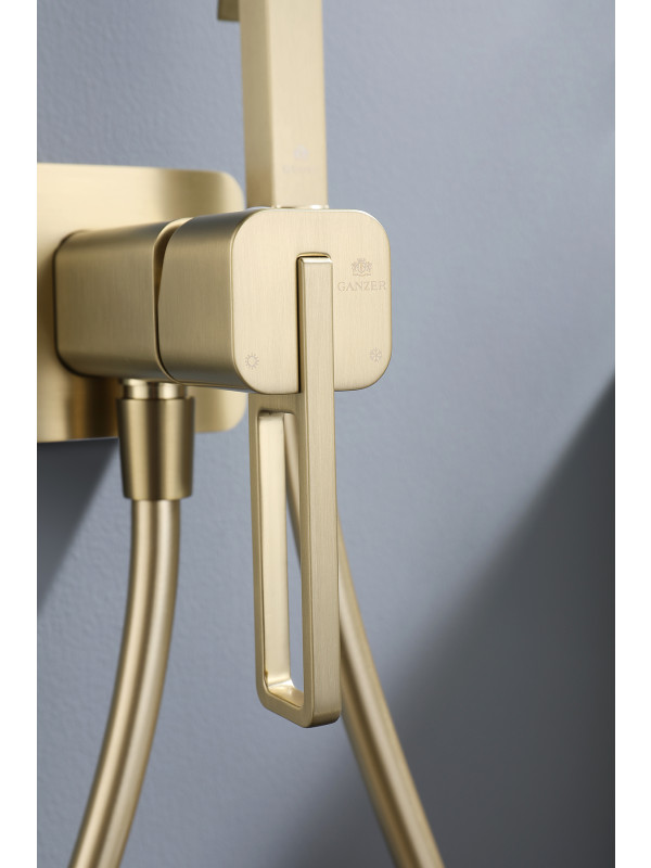 Гигиенический душ Ganzer GZ12157-S матовое золото 3