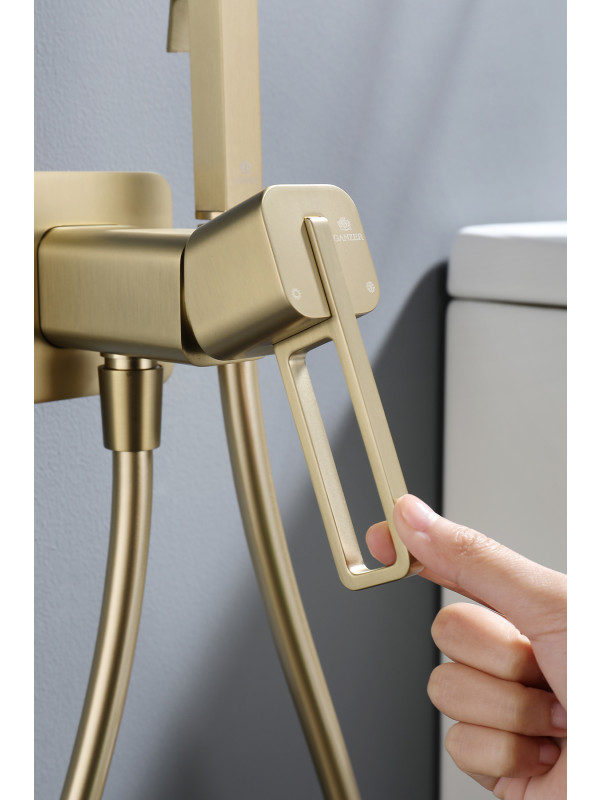 Гигиенический душ Ganzer GZ12157-S матовое золото 10