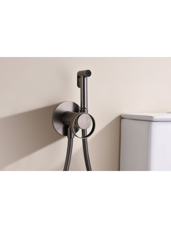 Гигиенический душ Ganzer GZ19157-Q оружейная сталь 2