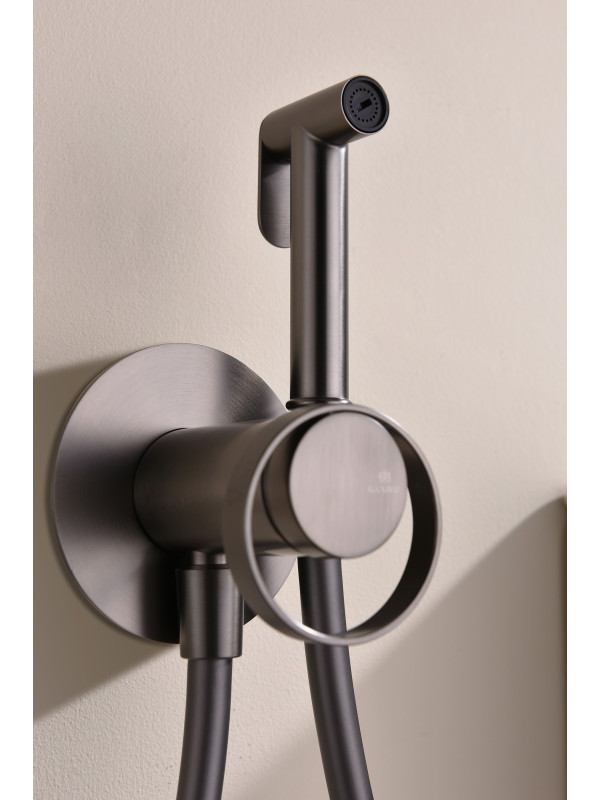 Гигиенический душ Ganzer GZ19157-Q оружейная сталь 4