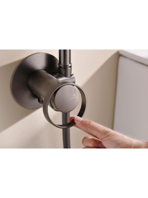 Гигиенический душ Ganzer GZ19157-Q оружейная сталь 9