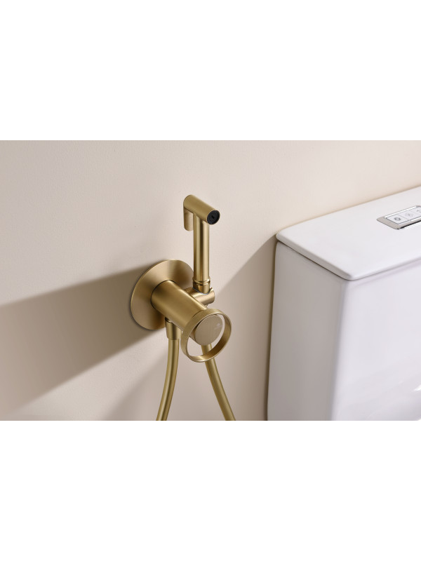 Гигиенический душ Ganzer GZ19157-S матовое золото 7