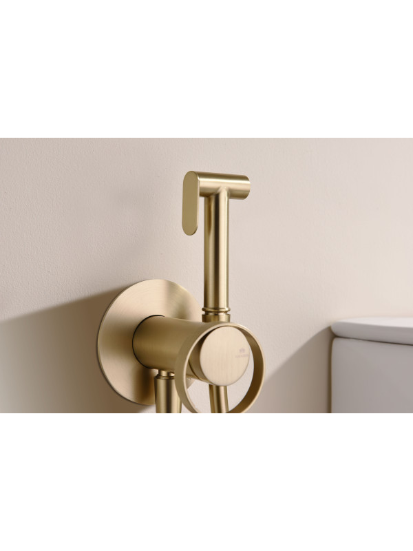 Гигиенический душ Ganzer GZ19157-S матовое золото 14